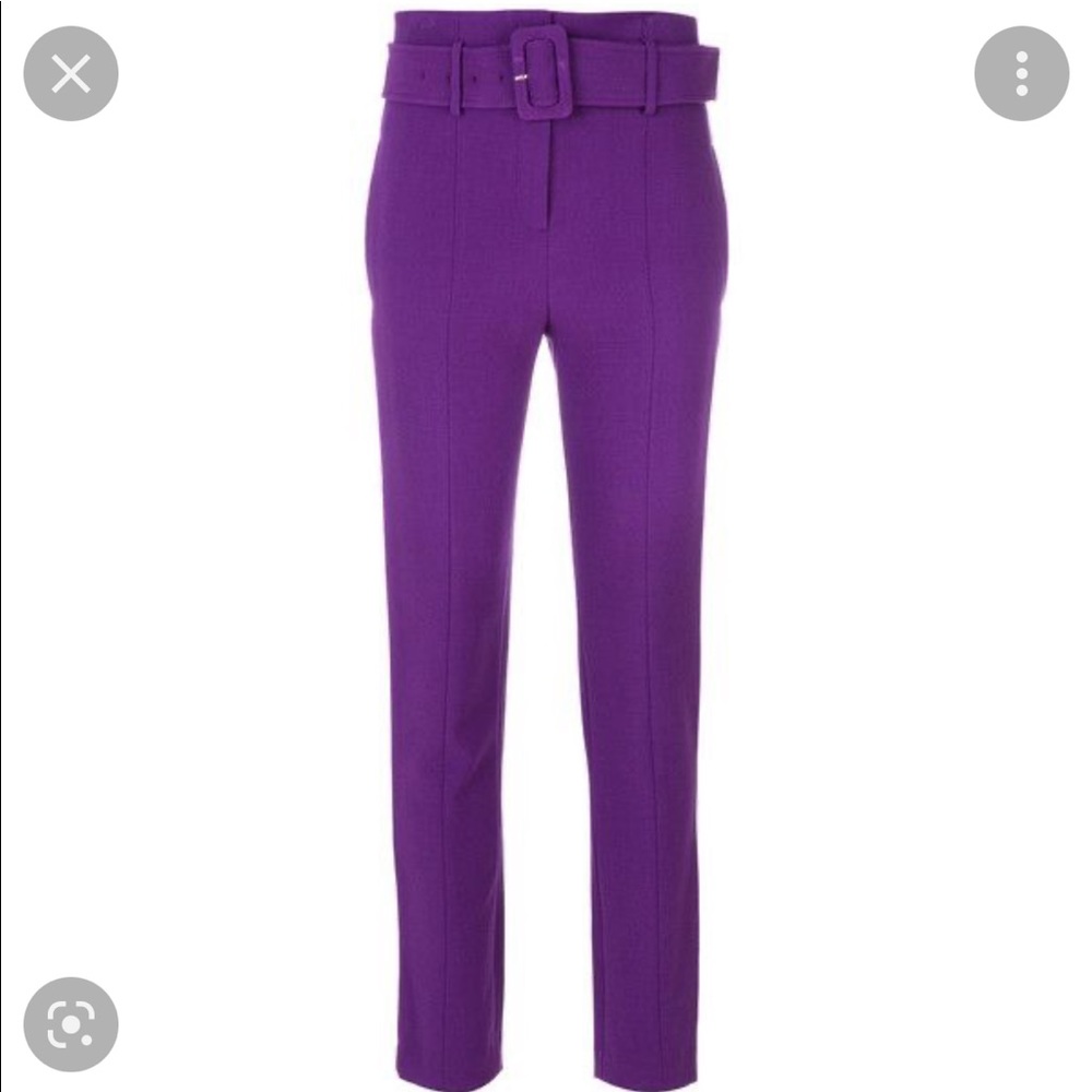 Theory high waist belted pant